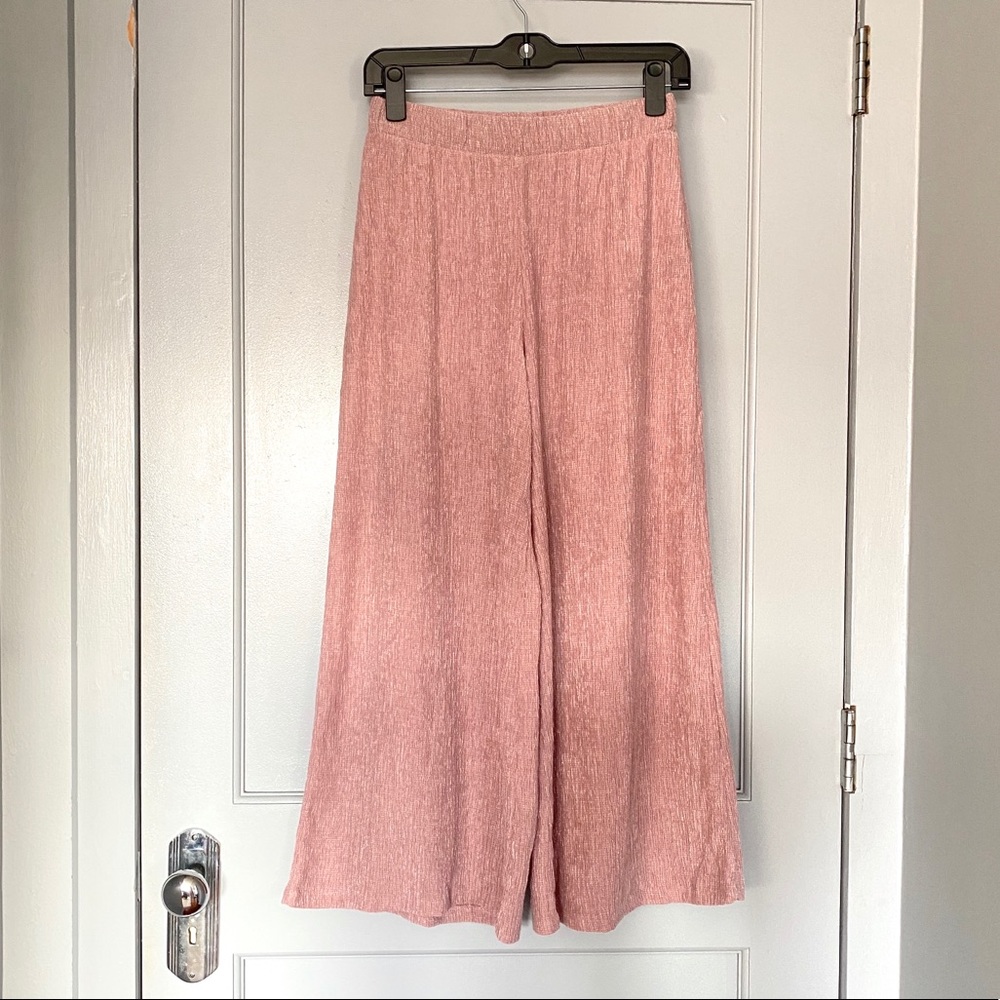 Topshop Pink Pants Textured Size 4